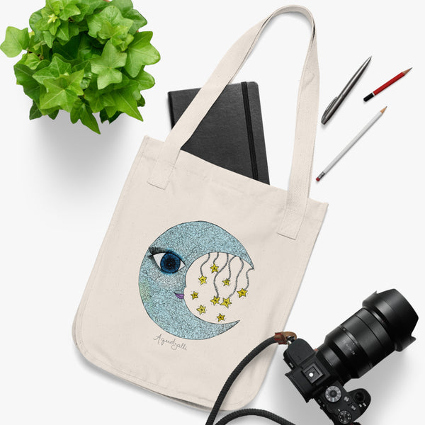 Moon. Organic Tote Bag
