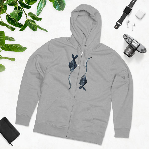 Blue fish. Men's Cultivator Zip Hoodie