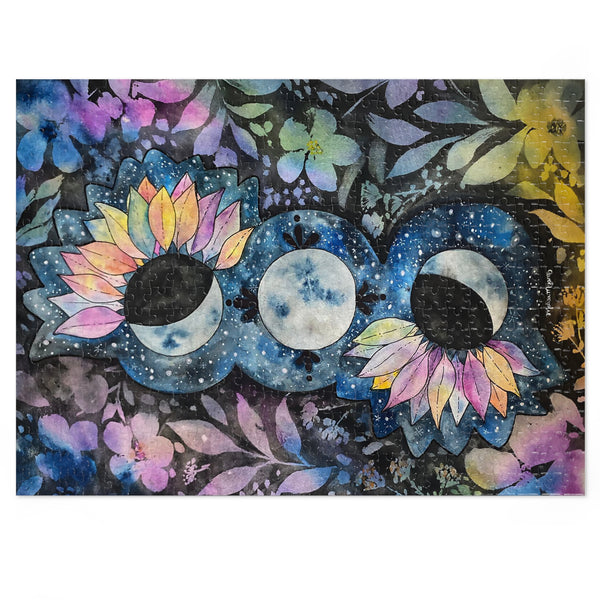 Moon phases. Jigsaw Puzzle (252 or 500 pieces)