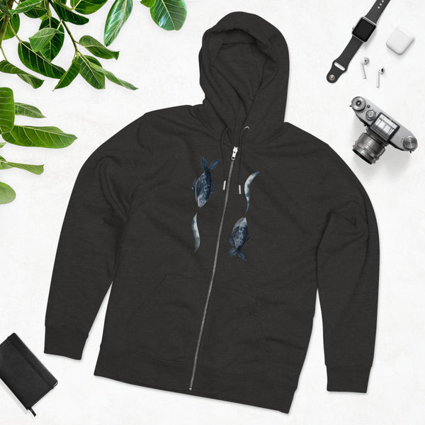 Blue fish. Men's Cultivator Zip Hoodie