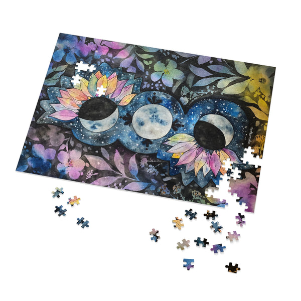 Moon phases. Jigsaw Puzzle (252 or 500 pieces)