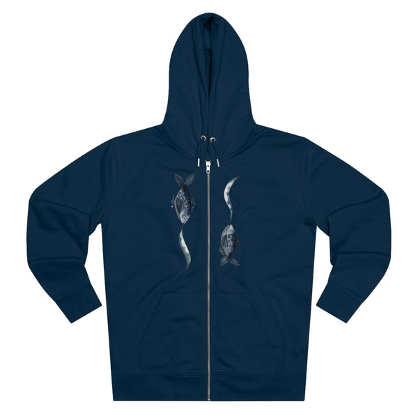 Blue fish. Men's Cultivator Zip Hoodie