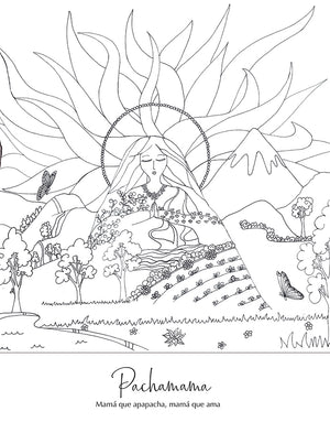 Freehand ink illustrations accompanied by reflective meditations.