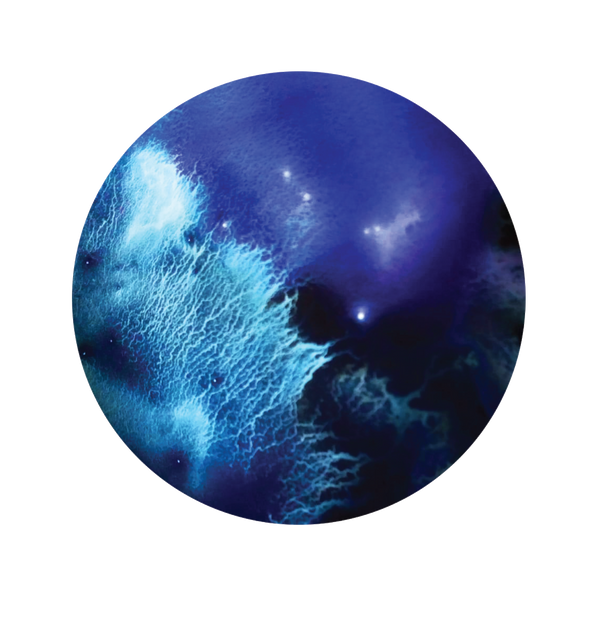 Water textures. Original Print.